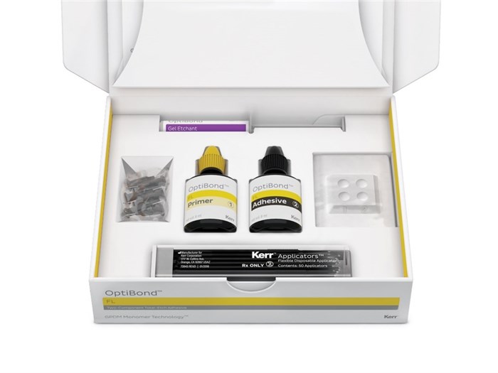 Optibond FL №26684Е адгезивная система (праймер OptiBond FL 8мл, адгезив OptiBond FL 8мл, 1х3г протрав. геля, аксессуары), Kerr 0001911717 - фото 435110