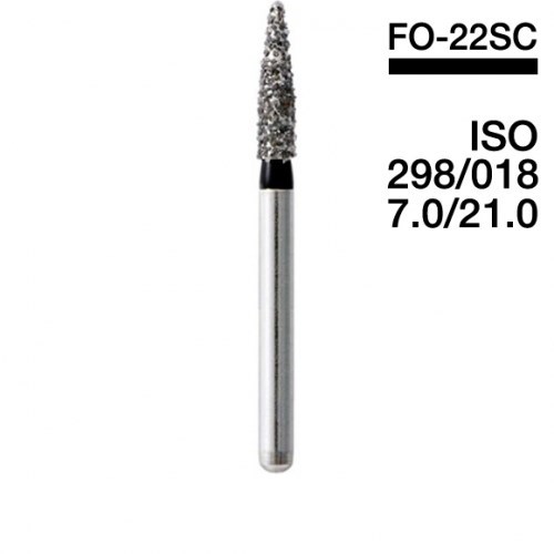 Боры Мани FO-22SC (черн.) (5 шт.), Mani Dia-Burs 1231913090 - фото 436200