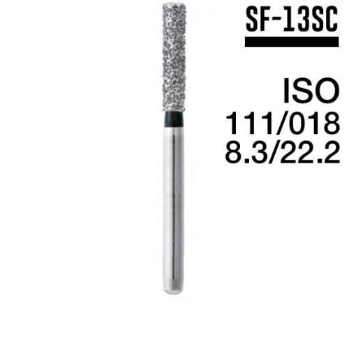 Боры Мани SF-13SC (черн.) (5 шт.), цилиндрический, Mani Dia-Burs 1231911846 - фото 436220