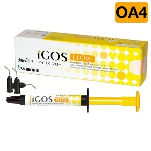 iGOS Flow Цвет OA4 (1 шпр.-2,6 г) цирконосодержащий жидкотекучий композит, YAMAKIN 1231915197 - фото 437332