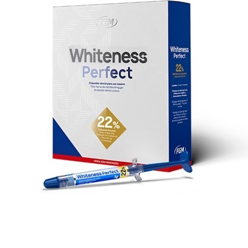 Whiteness Perfect 22% (4шпр.х3г, 2 плас., контейнер)-домашнее дневное отбеливание на основе перекиси карбамида, FGM (Бразилия) 1231913844 - фото 438667