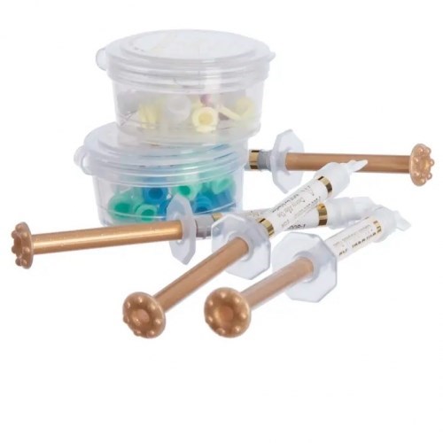 UltraCal XS Kit (4шпр.х1.2 мл + Navi Tips 20 шт.) - паста на основе гидроокиси кальция, Ultradent 0001911247 - фото 438759