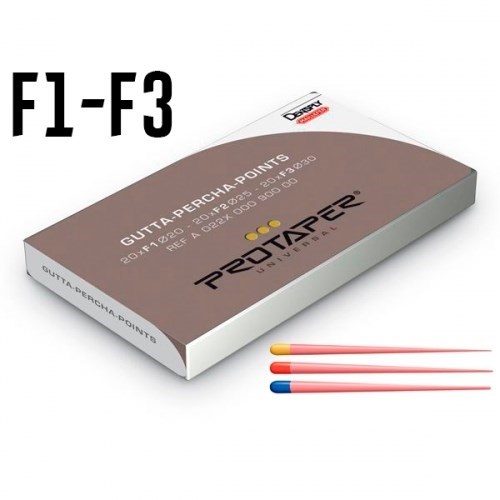 Gutta-Percha Points Protaper Universal F1-F3 - штифты гуттаперчевые, 60 шт, Maillefer 0001914035 - фото 442516