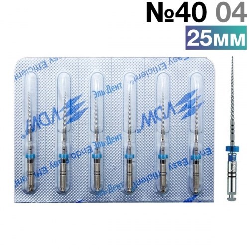 FlexMaster Тейпер NiTi №40 04 L25, VDW 0001913654 - фото 448565