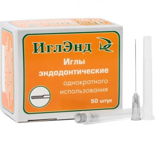 Иглы эндодонтические 0,4*35  50 шт. (Россия) 0001911907 - фото 448614