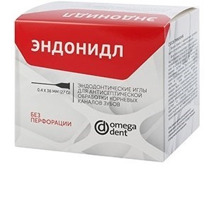 Эндонидл-иглы эндодонтические без перфорации 0,3х38мм (Омега-Дент) 20 шт. 0001912908 - фото 448642