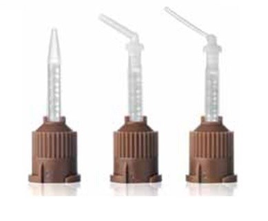 Наконечники смесительные+ насадки внутриротовые изогнутые Cem Implant Auto Mix, 25 шт. BJM LAB (Израиль) 0001916136 - фото 450917