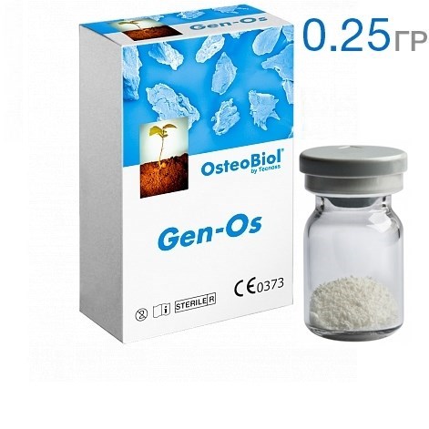 Osteobiol Gen-OS Mix 0,25г-Гранулы из смеси губчатой и кортикальной кости с коллагеном M1052FS, M1052FE - фото 451000