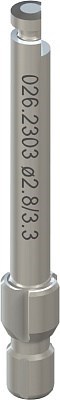 Короткое профильное сверло BL/NNC, Ø 3,3 мм, Stainless steel 026.2303 - фото 453782