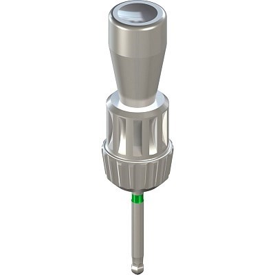Короткая отвертка AS для ключа-трещотки, L 21 мм, Stainless steel 046.787 - фото 453852