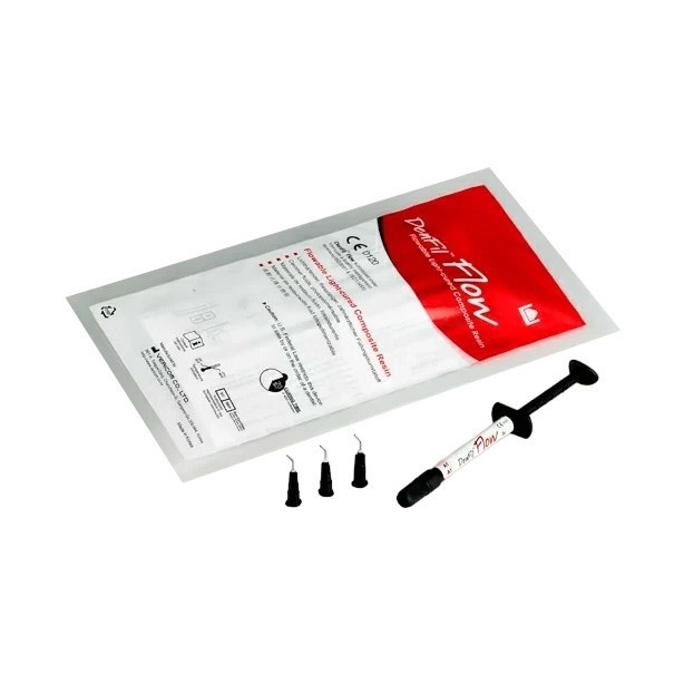 Denfil Flow Рефил 1 x 2 г, цвет A2, жидкотекучий композитный светоотверждаемый материал FR102-RA22 - фото 457192