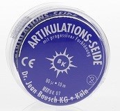Шелк артикуляционный BK 07, 80 мкм, (ролик 10 м х 16 мм), красный BK07 - фото 457921