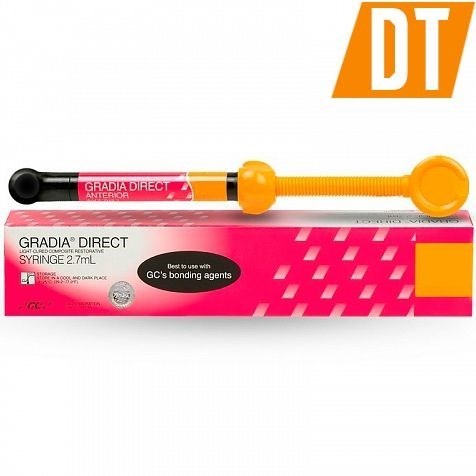 Gradia Direct (Syringe) ANTERIOR DT, 4 г – светоотверждаемый  реставрационный гибридный композит (Япония) 0110216GcDT - фото 458127