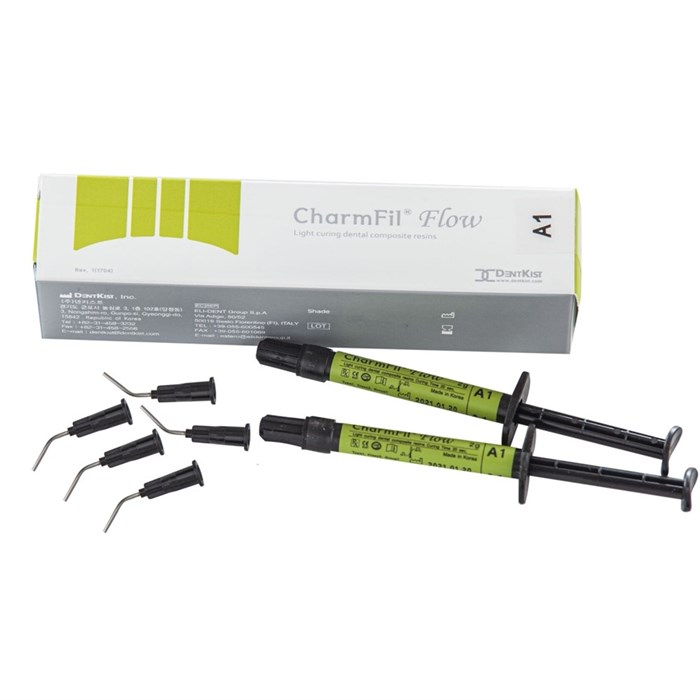 CharmFil Flow светоотверждаемый наногибридный жидкотекучий материал, оттенок UO, 2 г х 2 шприца 10205783 - фото 461162