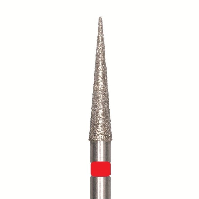 Бор алмазный 859 012 FG, красный, 5 шт. Форма: игла 859F.FG.012 - фото 462516