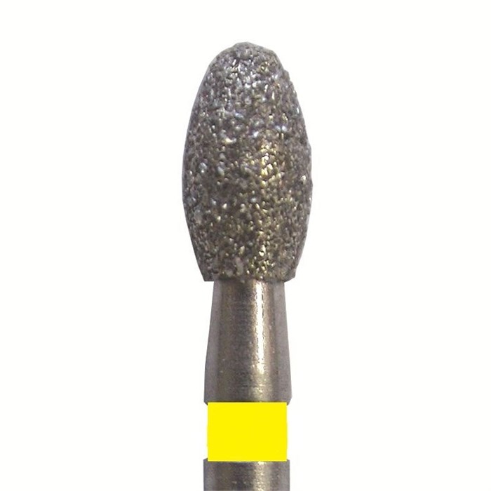 Бор алмазный 833 014 FG, желтый, 5 шт. Форма: яйцо 833EF.FG.014 - фото 462575
