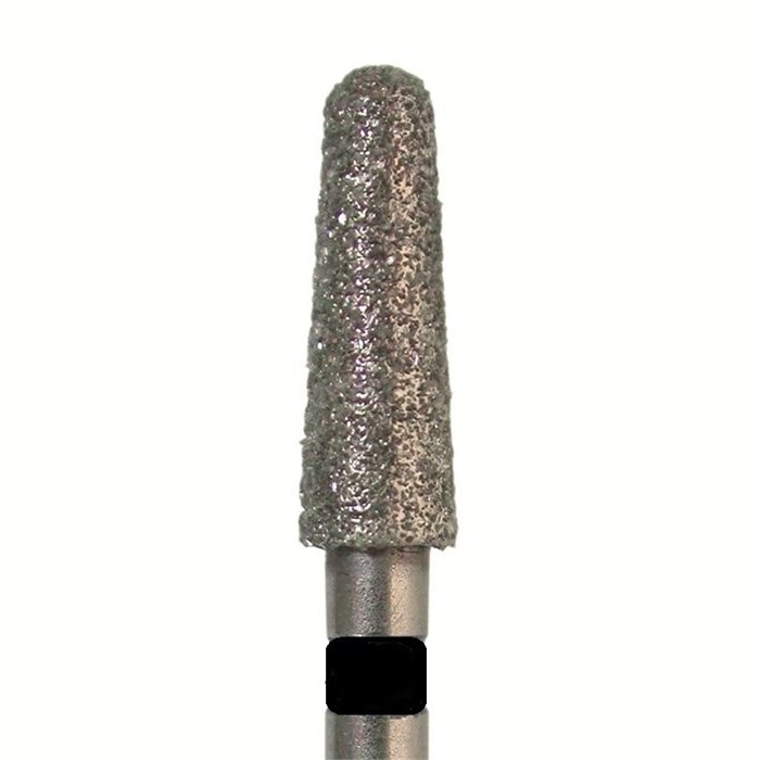 Бор алмазный 849 018 FG, черный, 5 шт. Форма: конус с закругленным концом 849SG.FG.018 - фото 463350