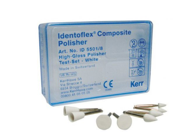 Головки для полировки композита (диск) Identoflex, 12 шт. для зеркального блеска, (KerrHawe). ID5491/12 - фото 465223
