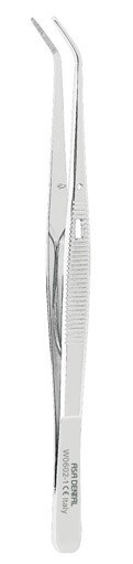 Пинцет анатомический изогнутый N2, 15 см Asa Lady W0602-2 - фото 467190