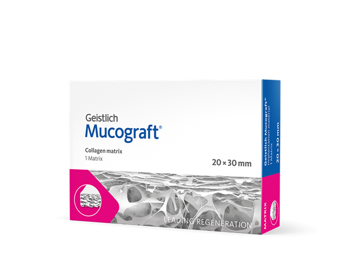 Mucograft 20х30 мм, коллагеновый матрикс для регенерации мягких тканей, арт: 30773.1 30773.1 - фото 471057