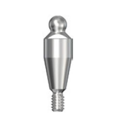 Абатмент Astra Tech шаровидный 4.5/5.0, высота десны 4 мм (Ball Abutment 4.5/5.0, H - 4 mm). 24421 - фото 471110