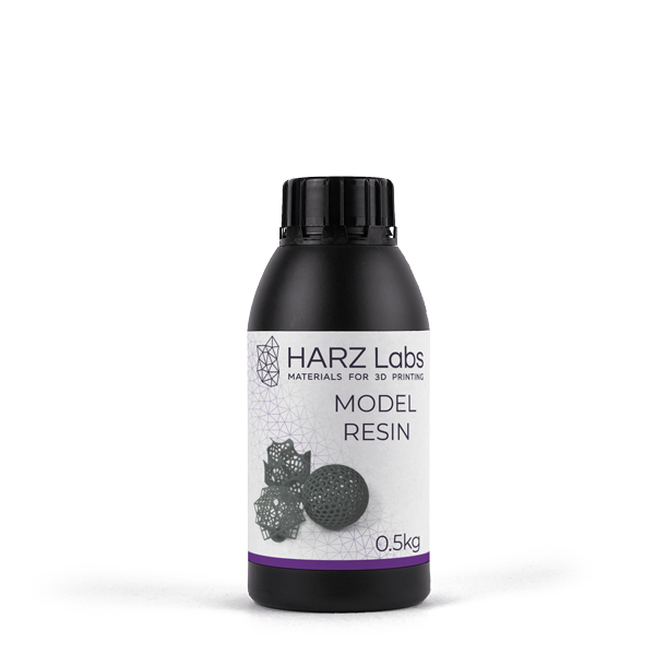 Фотополимер HARZ Labs Model Resin grey для LCD/DLP принтеров, 0,5 л ModelResingrey0-5л - фото 475959