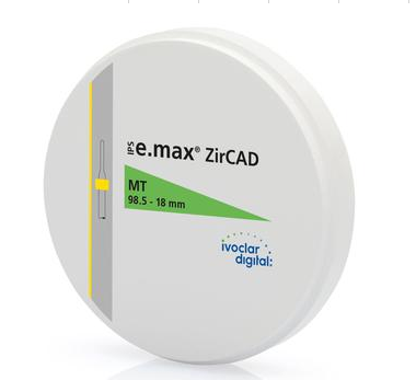 Диск диоксида циркония Ivoclar Vivadent  IPS emax ZirCAD LT A3 98,5-18 мм 689530 - фото 476170