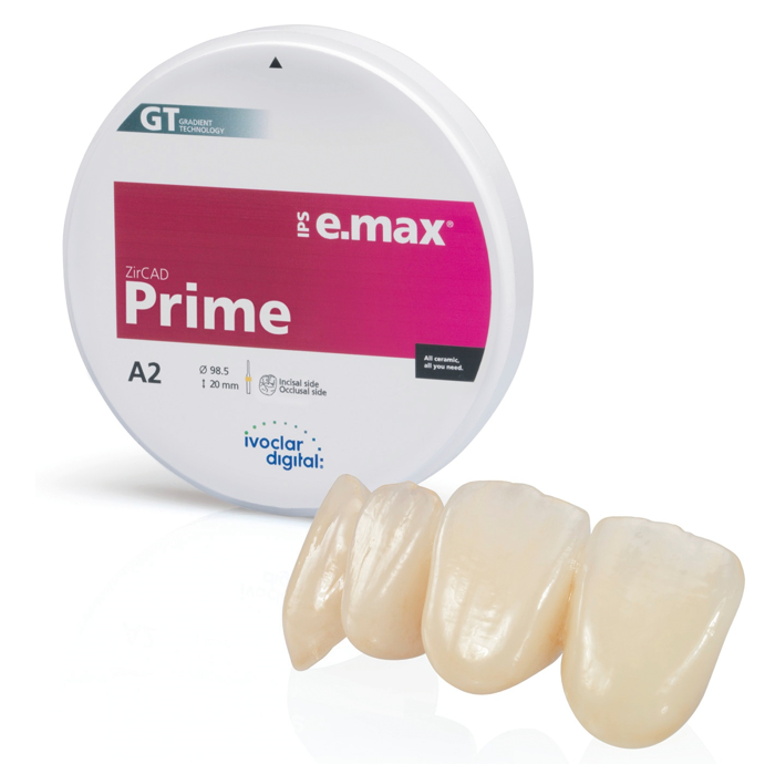 Диск диоксида циркония Ivoclar Vivadent  IPS emax ZirCAD Prime A4 98,5-20 мм 697485 - фото 476192