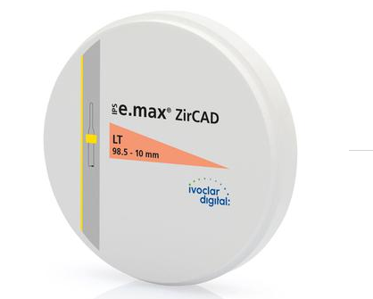 Диск диоксида циркония Ivoclar Vivadent  IPS emax ZirCAD LT B1 98,5-12 мм 689507 - фото 476282