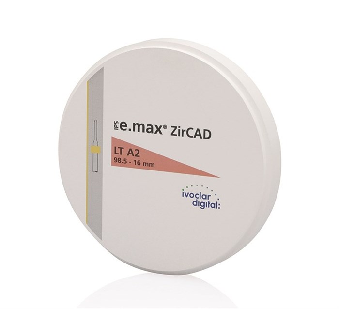 Диск диоксида циркония Ivoclar Vivadent  IPS emax ZirCAD LT A4 98,5-25 мм 742269 - фото 476511