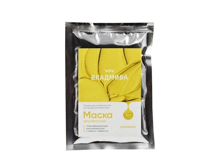 МАСКА АЛЬГИНАТНАЯ/ромашка/30 г 00000052436 - фото 490508