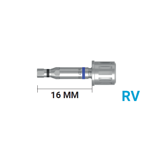 Имплантовод для динамометрического ключа для VEGA RV длинный, синий, арт: 18 07 15 180715 - фото 490829
