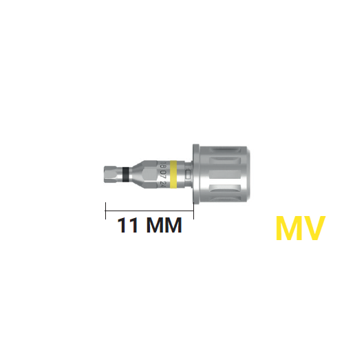 Имплантовод для динамометрического ключа VEGA MV короткий, желтый, арт: 18 07 24 180724 - фото 493671