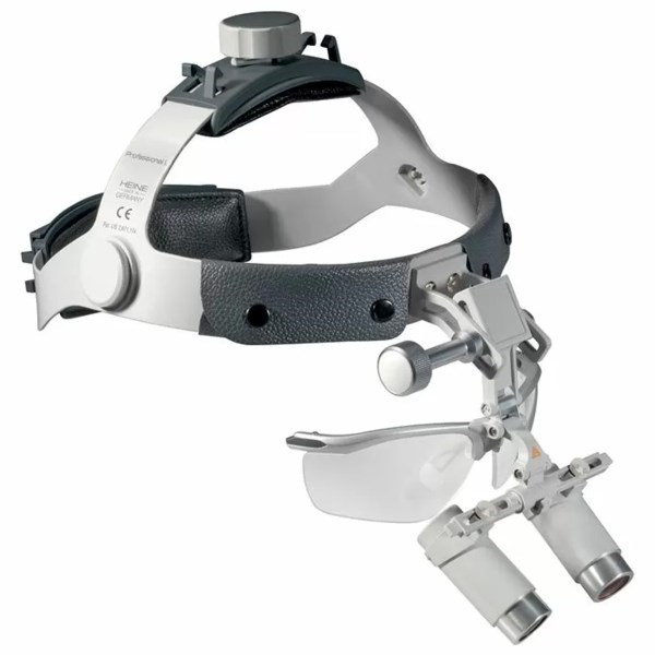 Лупа налобная Heine HRP 4х/340 мм + шлем Professional L + защитные очки S-Guard C-000.32.441. - фото 496222