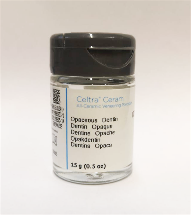 Массы керамические Celtra Ceram дентинные - опак-дентин Celtra Ceram Opaceous Dentin, цвет OD0, 15г., арт: 615150 615150 - фото 496346