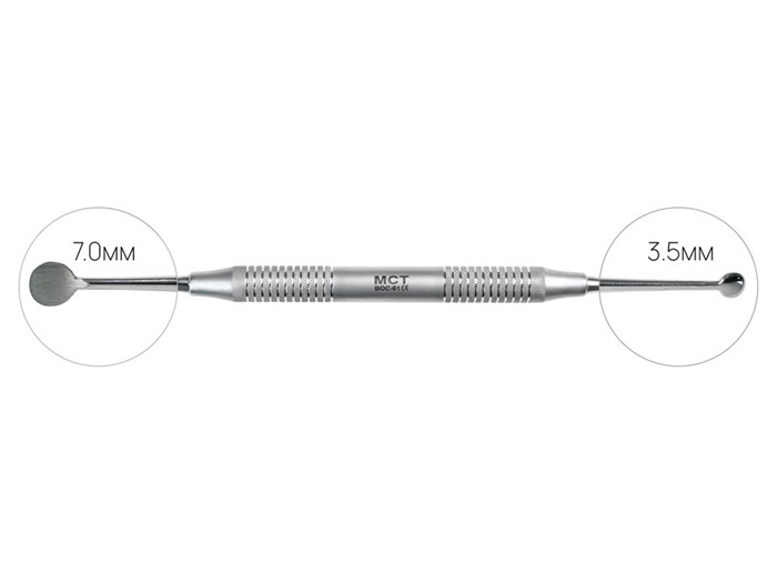 Кюретажная ложка MOLT CM2-4BOC-01 Стоматологическая кюретажная ложка MOLT CM2-4, Mr.Curette Tech, Южная Корея BOC-01 - фото 500758