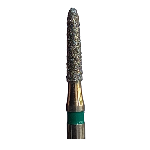 Боры стоматологические алмазные FG 877К/014, зел., 6шт. ISO код 314297534014, арт: FG161N/6 C FG161N/6C - фото 501055