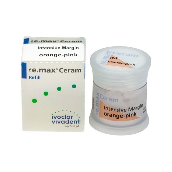 IPS e.max Ceram Intensive Margin - интенсивная плечевая масса, оранжево-розовая, 20 г 596891 - фото 514082