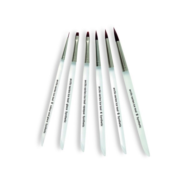Synthetic Ceramic Brush "Arctic Series" - кисть для керамики, синтетическая, арктическая серия, размер 8 09-3500 - фото 515401