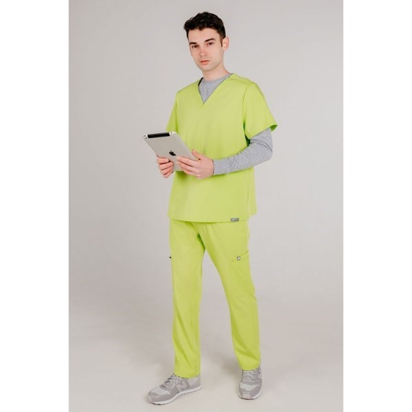 Топ медицинский мужской Steward, салатовый, L INDIFORM-6-03-5-01-L - фото 522634