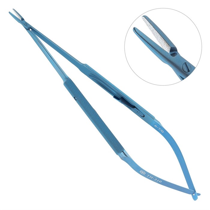 Иглодержатель микрохирургический, длина 180 мм TH-310 - фото 525100