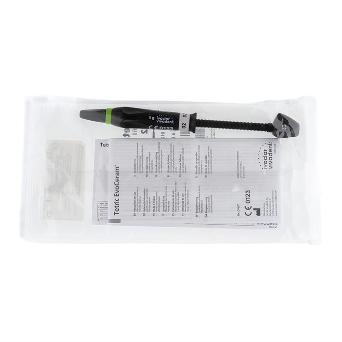 Tetric EvoCeram Refill 1x3g D2   Материал пломбировочный светоотверждаемый, 637548WW 637548WW - фото 529655