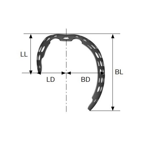 OssBuilder - титановая мембрана, BW 10, BL 11, LL 6, BD 5.5, LD 3.7, горизонтальный SB3H1011F - фото 531412