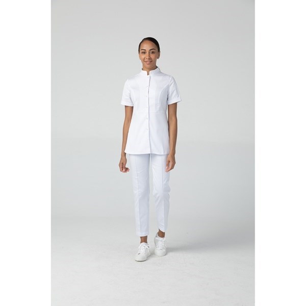 Туника женская на кнопках, белый, 40 DRN422-WHT-40 - фото 539377