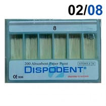 Абсорберы 02 №8 (200шт), Dispodent 1231913214