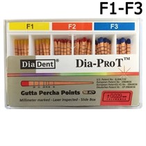Гуттаперча Gutta Percha Points Dia-ProT #F1-F3 (60шт.), DiaDent 1231913566