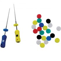 Endo-Stops 120шт.-ограничители для эндодонтические инструментов без отверстий, 6цветов., ДИАДЕНТ 0001913446