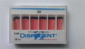 Pearl Dent Co., Ltd Штифты гуттаперчевые 02 №40, 120шт   (Dispodent) st185812