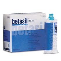 Betasil Vario Heavy А-силиконовая слепочная масса в двойном картридже, 2 x 50 мл, смесительные насадки 6 шт. 82503