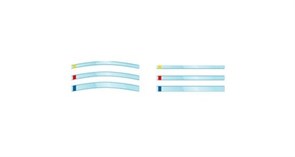 Матрицы Transparent Strips, желтые 100 мм х 6 мм, 100 шт. (KerrHawe). 690